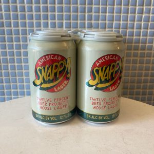 12% twelve percent beer project snappy! american lager - 4pk 12oz cans