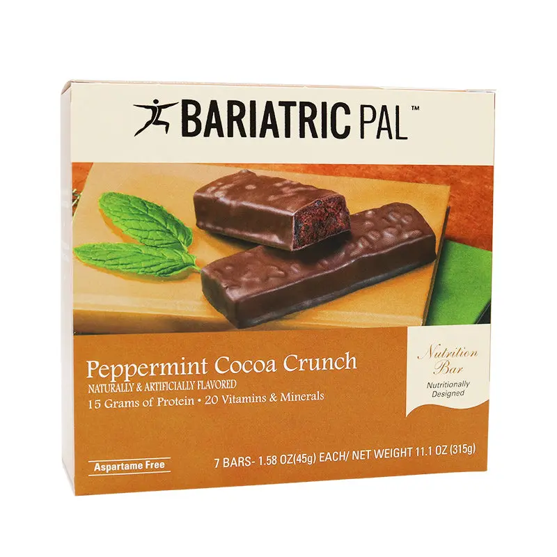 BariatricPal 15g Protein Bars - Peppermint Cocoa Crunch