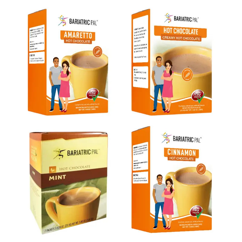 BariatricPal Hot Chocolate Protein Drink - Jumbo Variety Pack