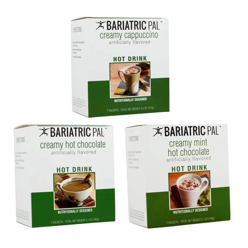 BariatricPal Protein Hot Drink - 3-Flavor Variety Pack
