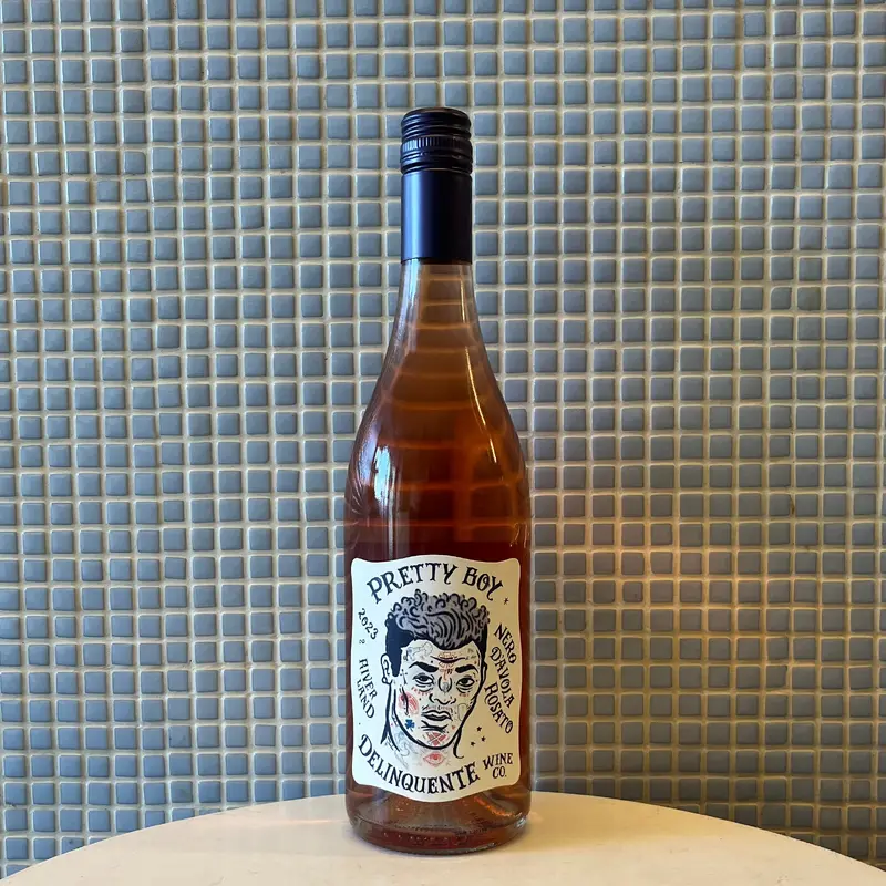 delinquente wine pretty boy nero d'avola rosato '23