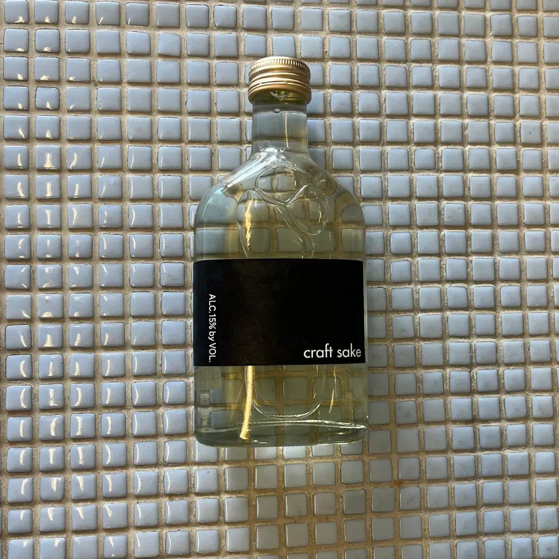 shibata black "junmai ginjo" craft sake