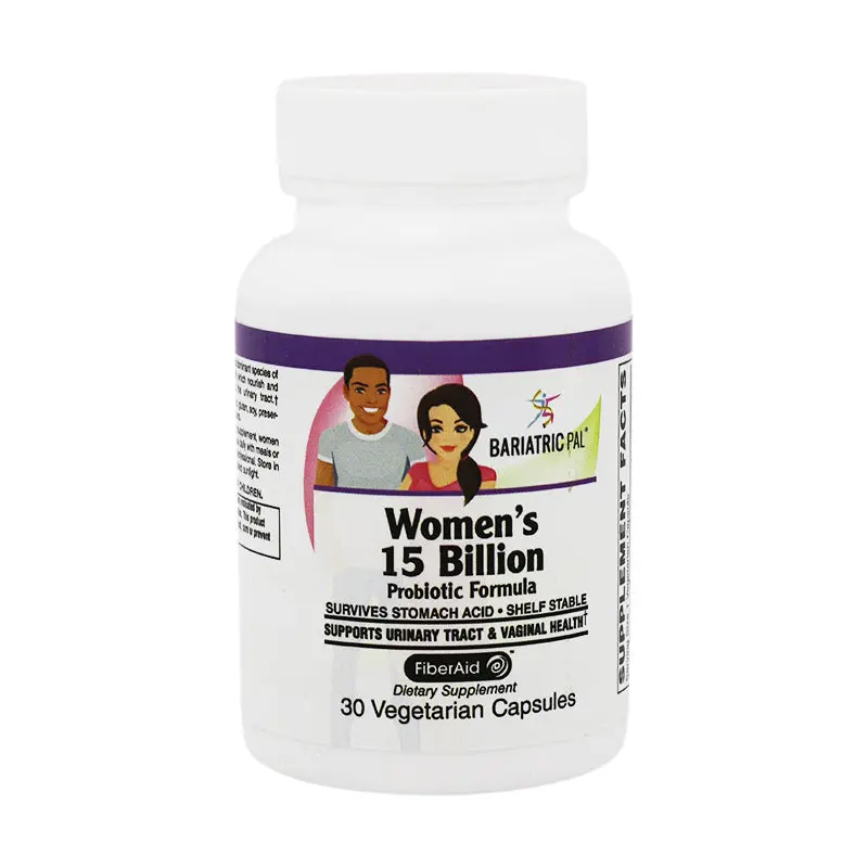 Womens Prebiotic & Probiotic 15 Billion CFU Vaginal, Urinary Tract & Digestive Health Capsules by BariatricPal