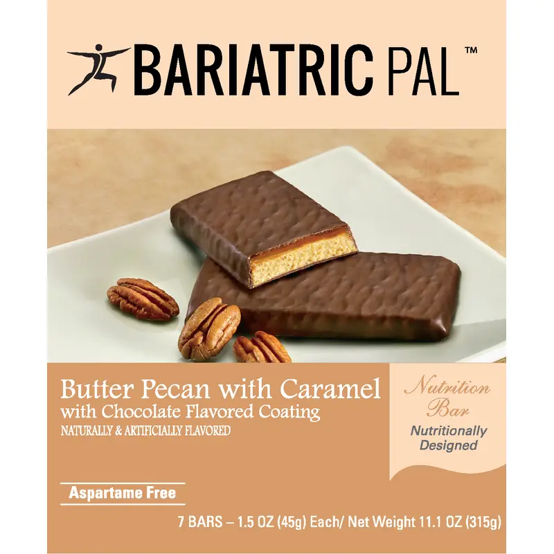 BariatricPal 10g Protein Snack Bars - Caramel Butter Pecan