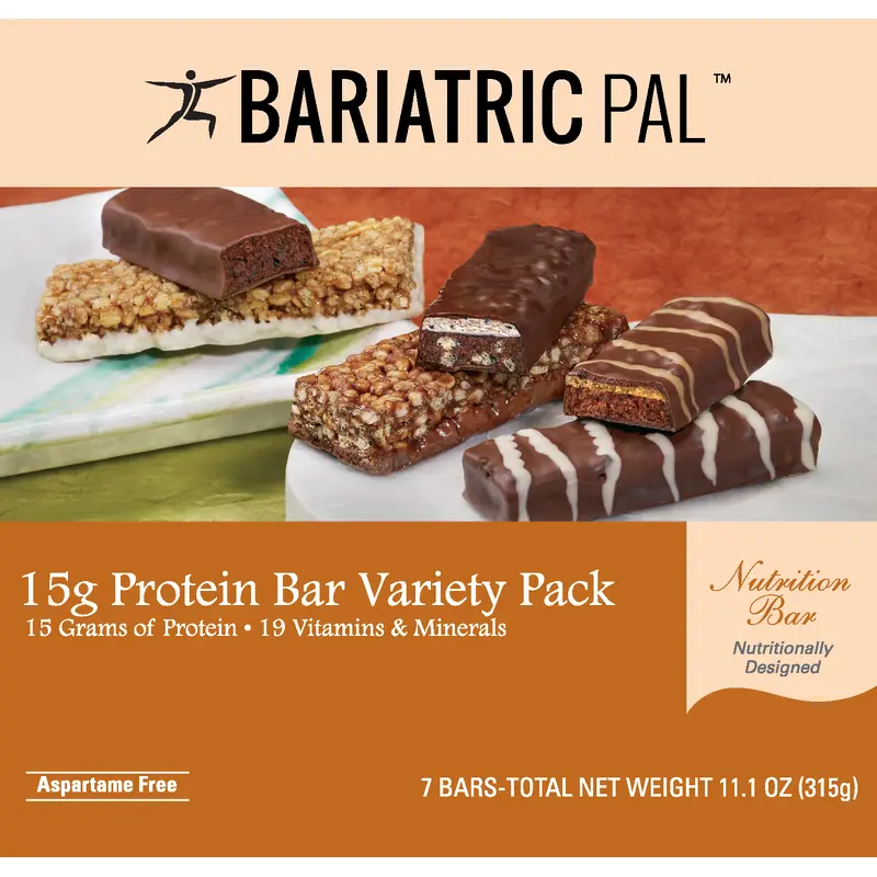 BariatricPal 15g Protein Bars - Variety Pack
