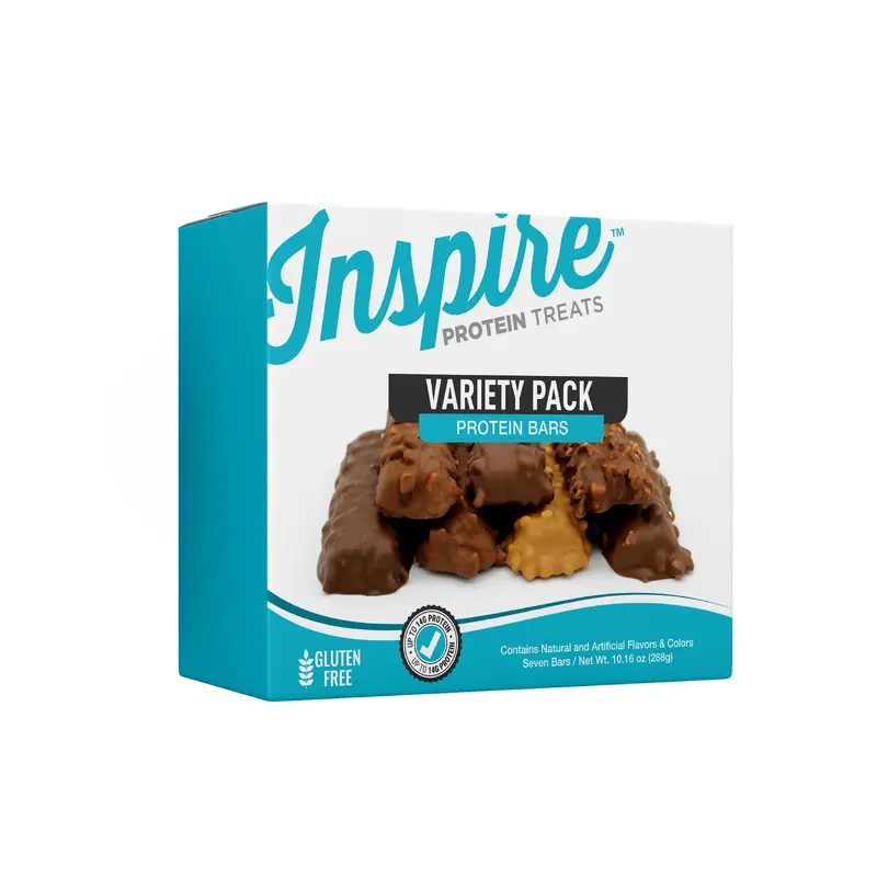 Inspire High Protein Bars - Variety Pack