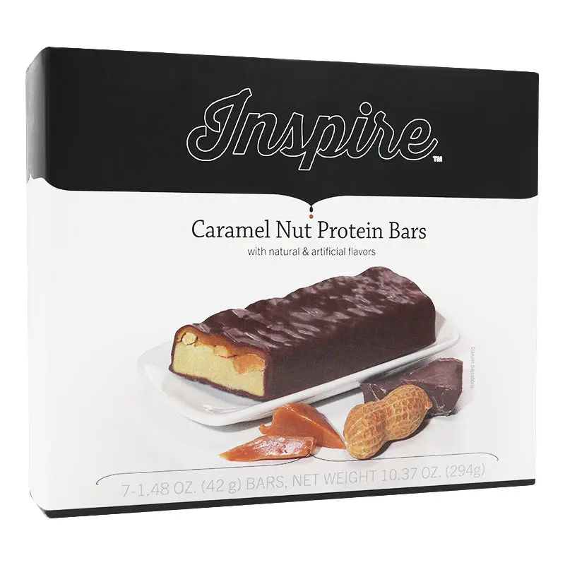 Inspire Protein & Fiber Bars by Bariatric Eating - Caramel Nut
