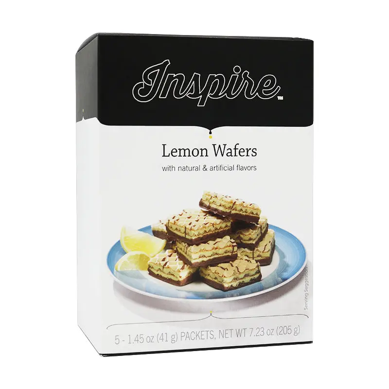Inspire Square Protein Wafers by Bariatric Eating - Lemon