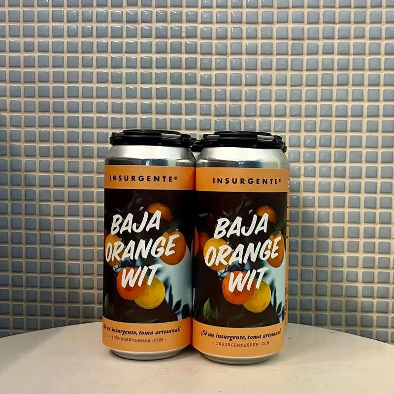 insurgente baja orange wit - 16oz single cans