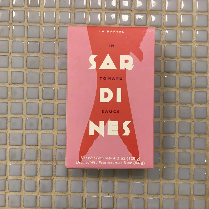 la narval sardines in tomato sauce 3/5 pieces