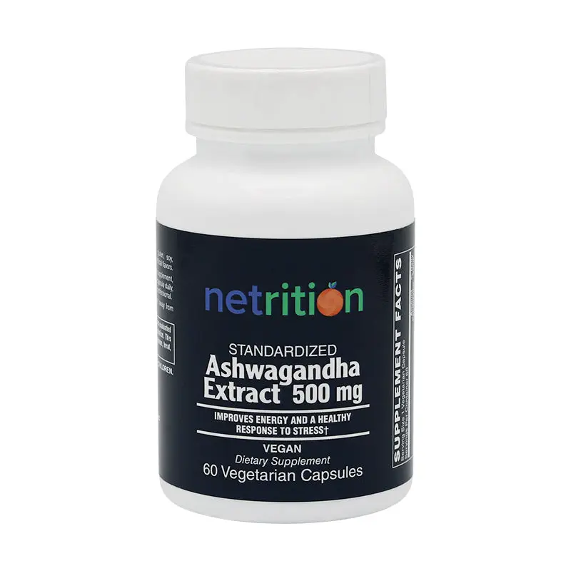 Ashwagandha Extract 500mg Caps by Netrition