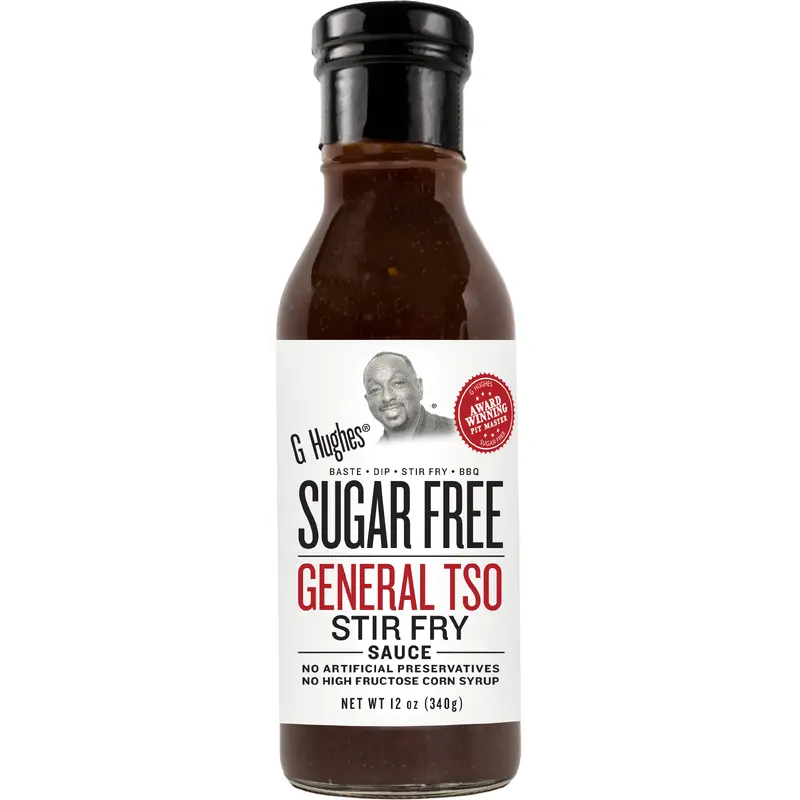 G. Hughes Smokehouse Sugar Free General Tso Stir Fry Sauce (12 oz)