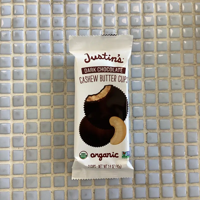 justins dark chocolate cashew butter cups