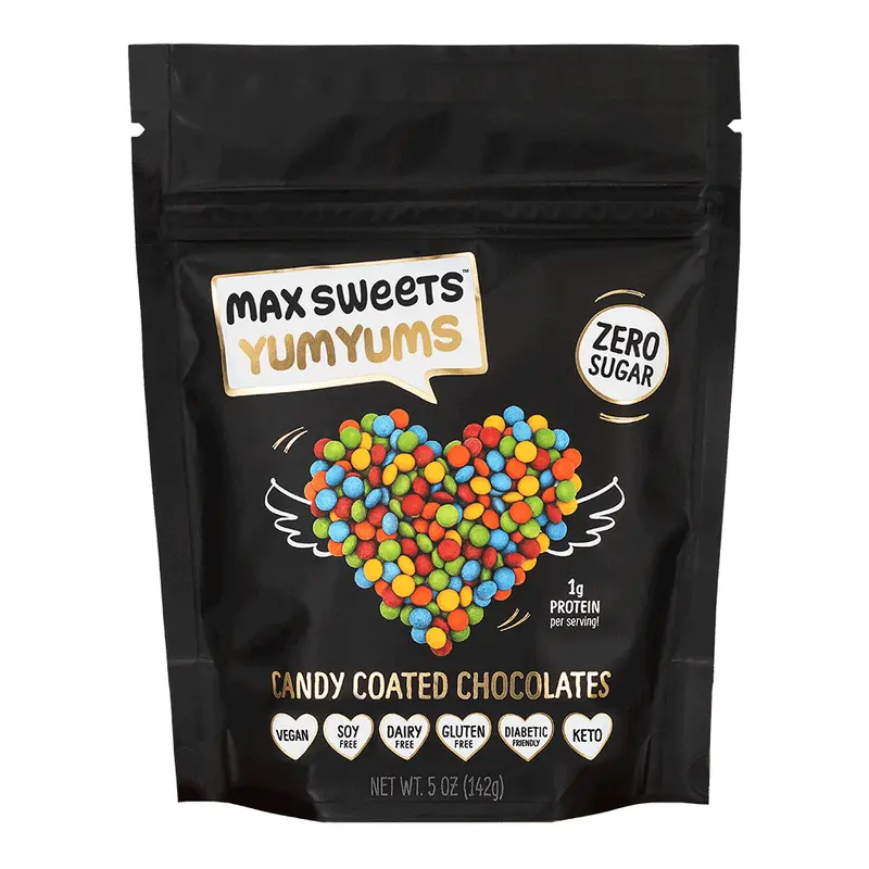 Max Sweets Sugar Free YumYums Candy Coated Chocolates 5 oz