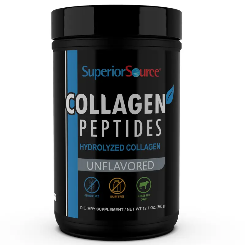 Superior Source Collagen Peptides Powder, Unflavored, 12.7 oz