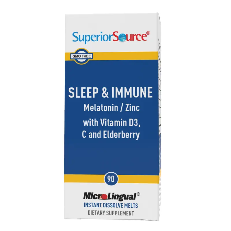 Superior Source Sleep & Immune, 90 Instant Dissolve Tablets (CLEARANCE: Best by June 30, 2025)