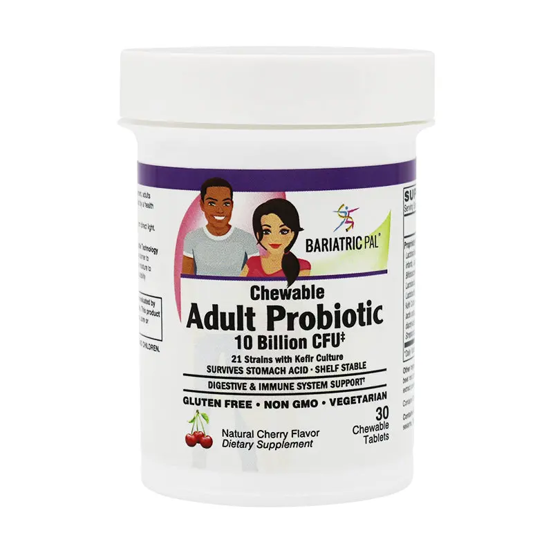Chewable Adult Probiotic 10 Billion by BariatricPal