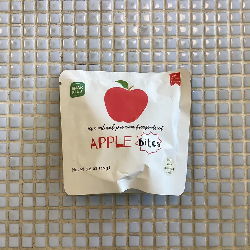 snak klub freeze dried apple bite