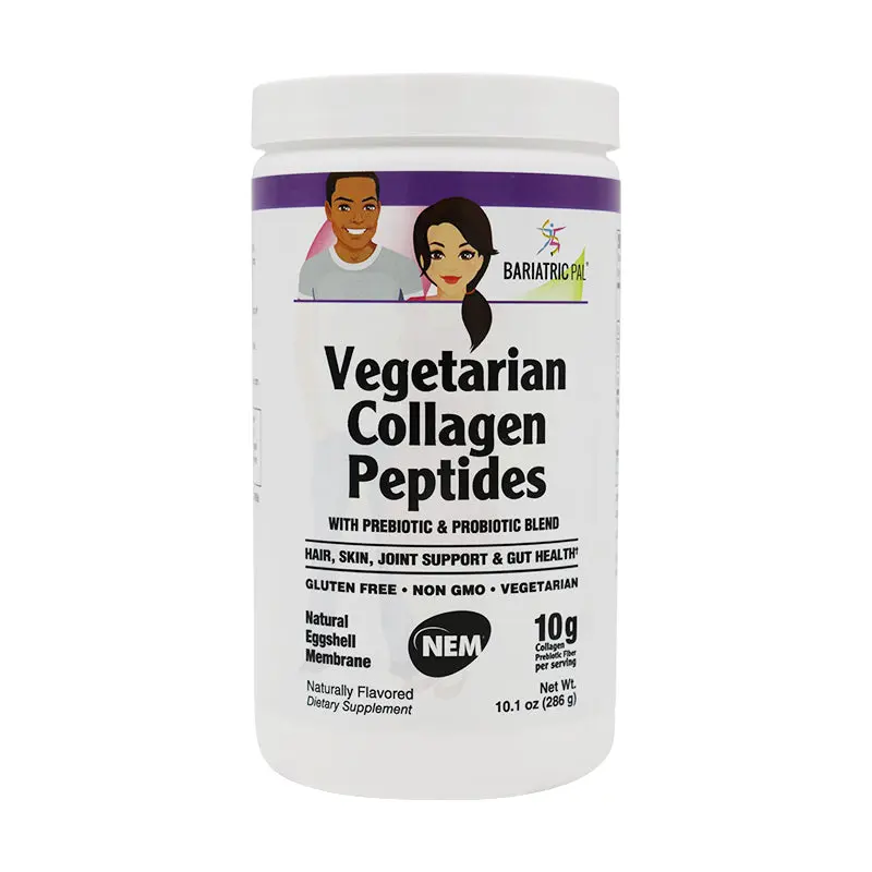 Vegetarian Collagen Peptides by BariatricPal - With Prebiotic & Probiotic Blend
