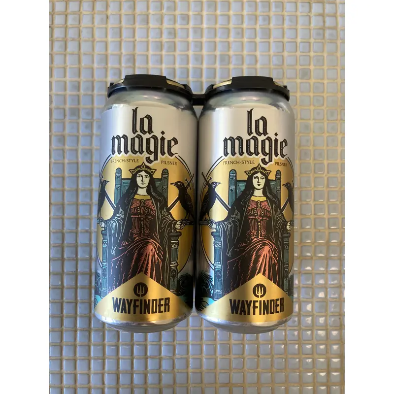 wayfinder la magie french-style pilsner - 4pk 16oz cans