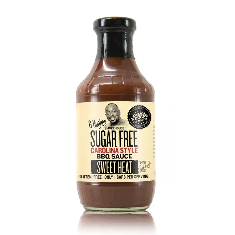 G Hughes' Smokehouse Sugar-Free BBQ Sauce - Carolina Style Sweet Heat