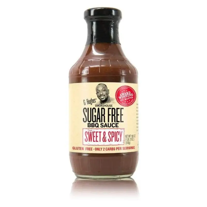 G Hughes' Smokehouse Sugar-Free BBQ Sauce - Sweet & Spicy