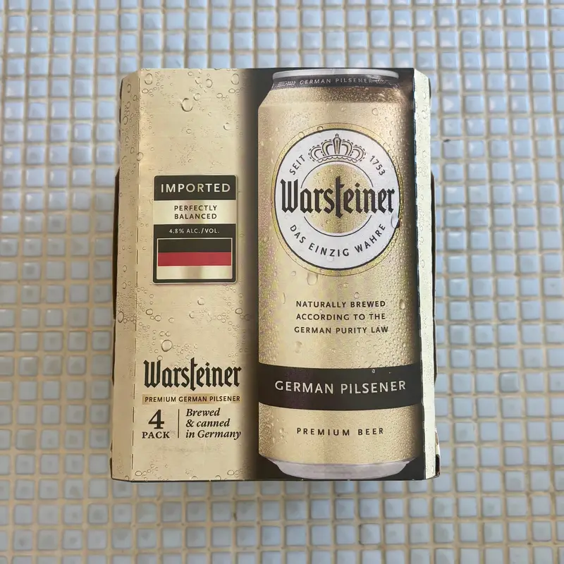 warsteiner premium german pilsener 4pk