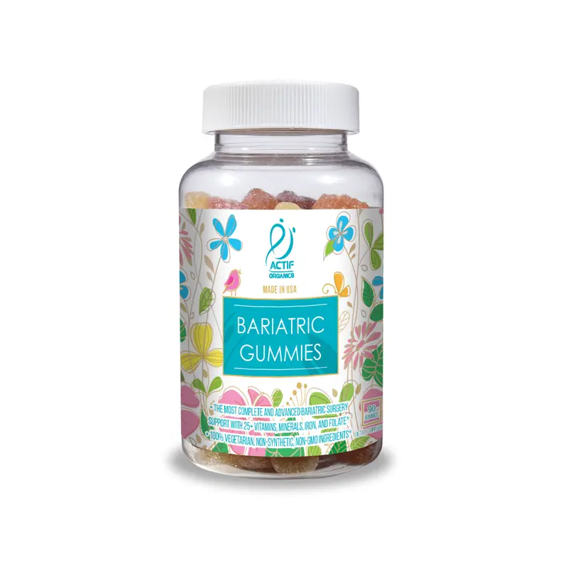 Actif Organic Bariatric Gummies with 25 Organic Vitamins & Minerals