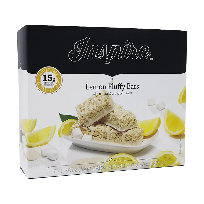 Inspire 15g Protein & Fiber Bars by Bariatric Eating - Fluffy Lemon Crisp