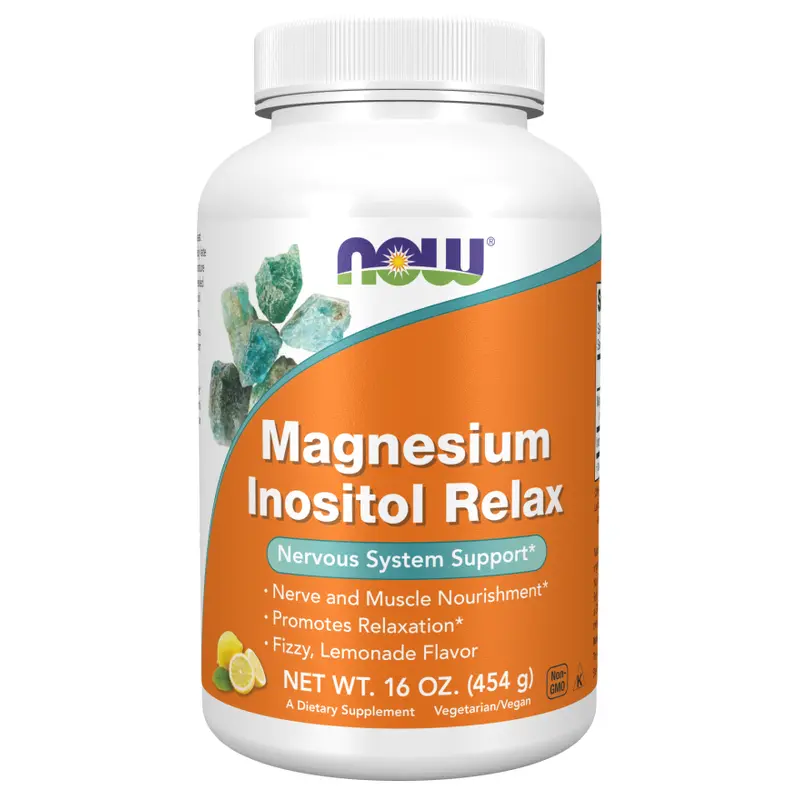 NOW Magnesium Inositol Relax Powder - 16 oz.