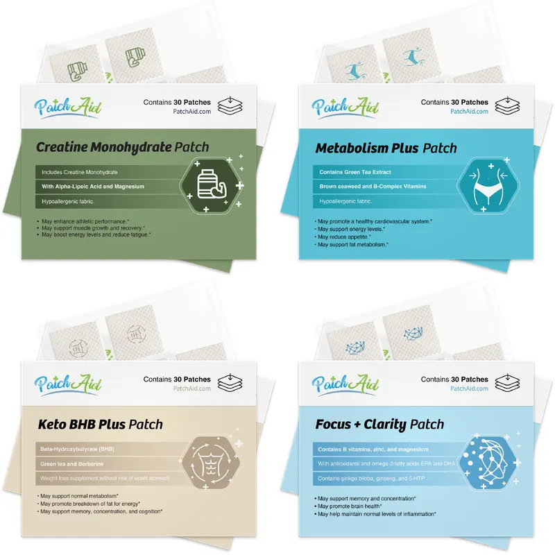 Sports & Fitness Performance Patch Pack by PatchAid