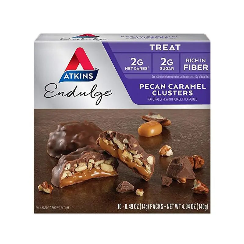 Atkins Nutritionals Endulge Pecan Caramel Clusters 10 packs