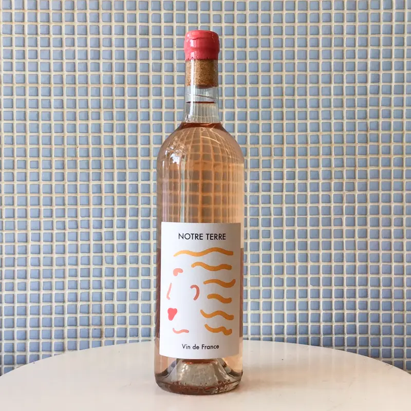 notre terre vin de france rose wine 2022