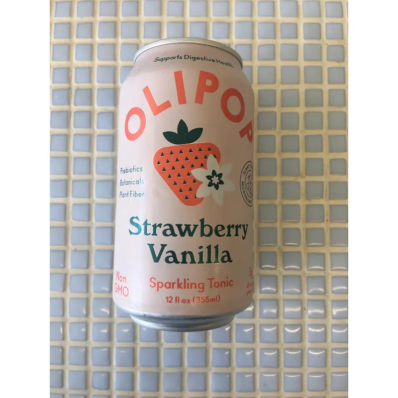 olipop strawberry vanilla soda