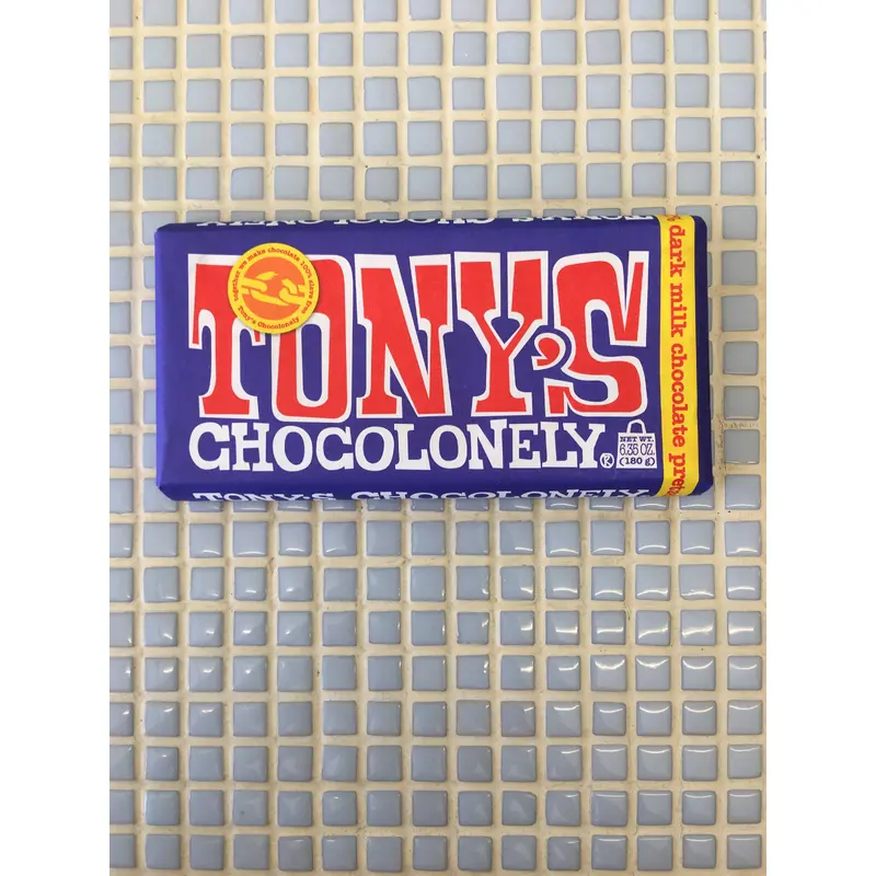 tonys chocolonely 42% dark milk pretzel toffee