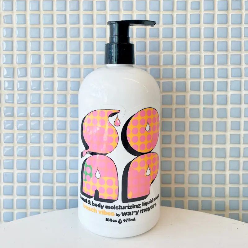 wary meyers beach vibes liquid soap