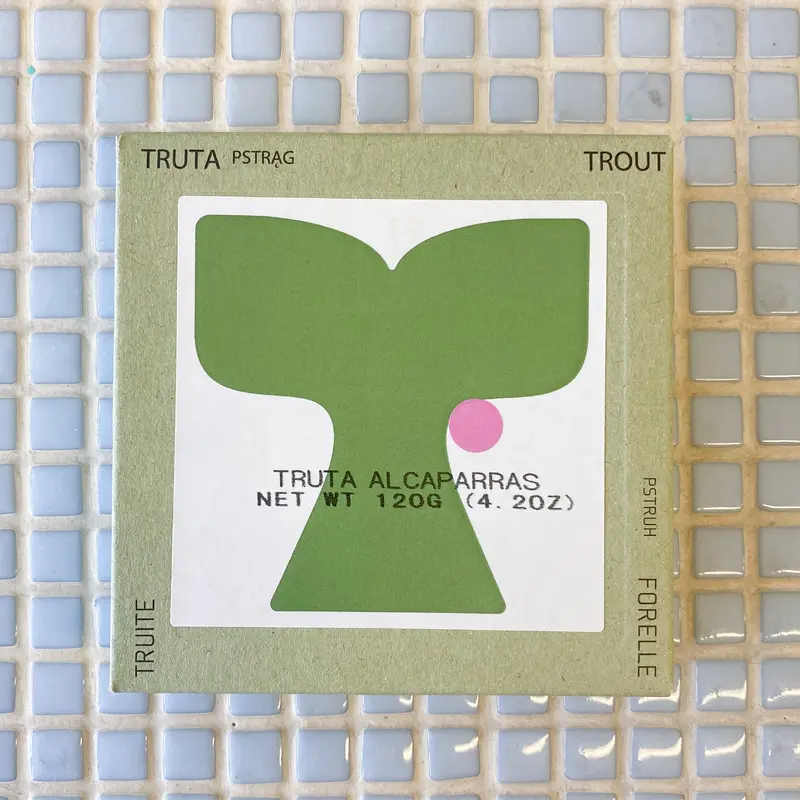 abc + trout filets in caper sauce