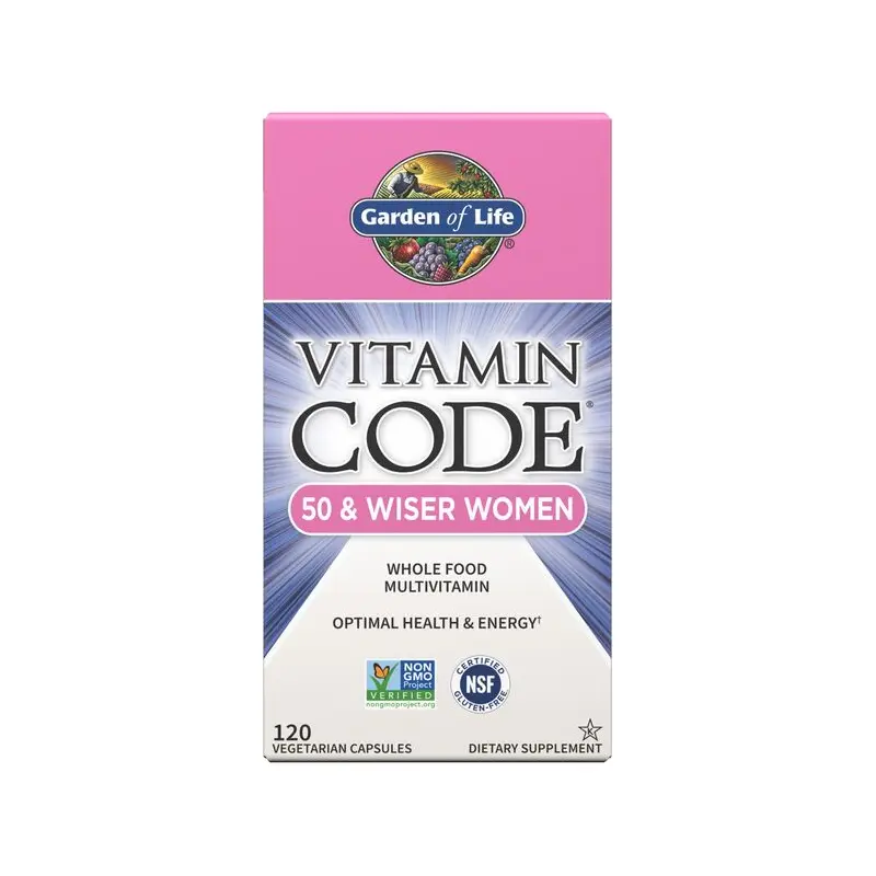 Garden of Life Vitamin Code 50 & Wiser Women Multivitamins