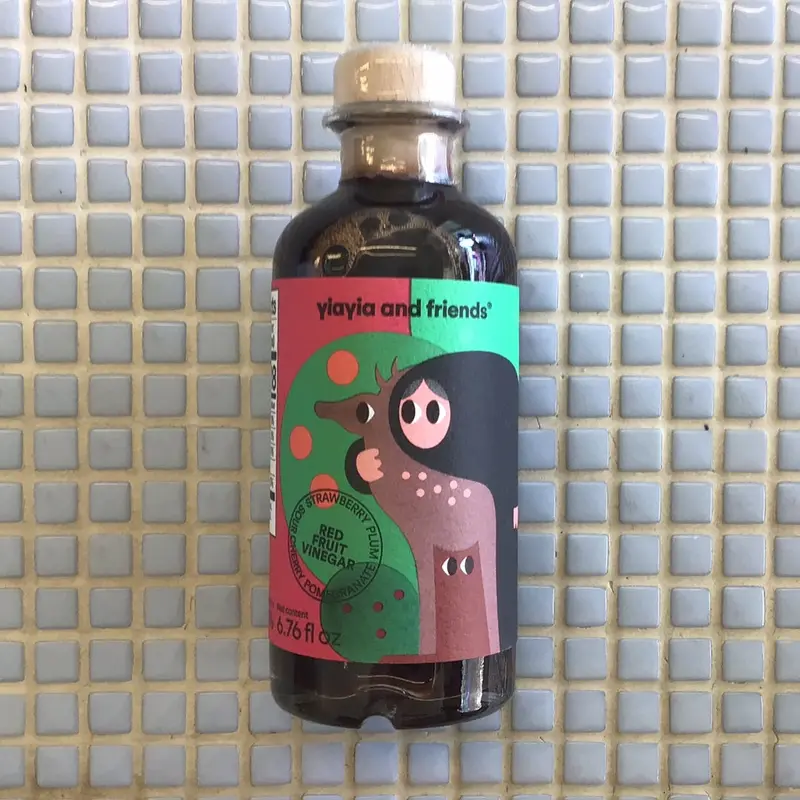 yiayia and friends red fruit vinegar