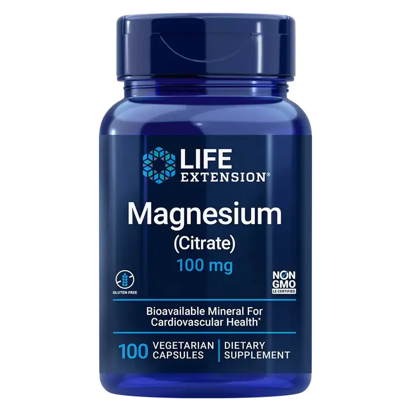 Life Extension Magnesium Citrate 100 vegetarian caps