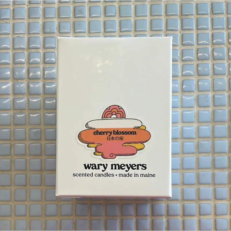 Wary meyers Japanese cherry blossom candle