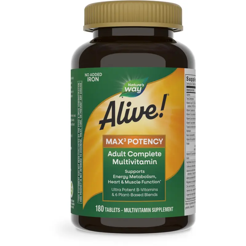 Nature's Way Alive! Max 3 Potency Multivitamin