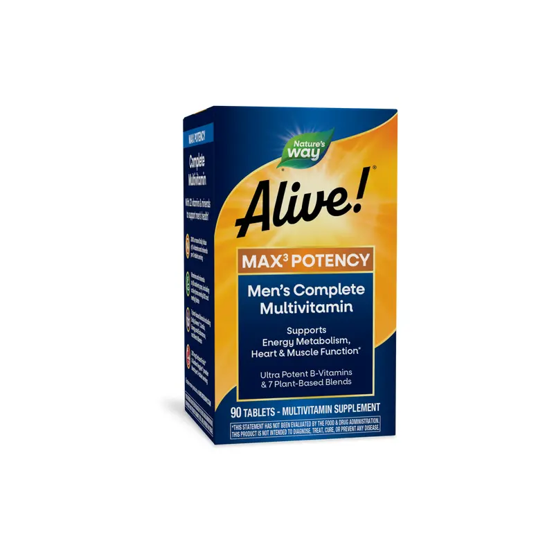 Nature's Way Alive! Max 3 Potency Multivitamin, Men's 90 tablets