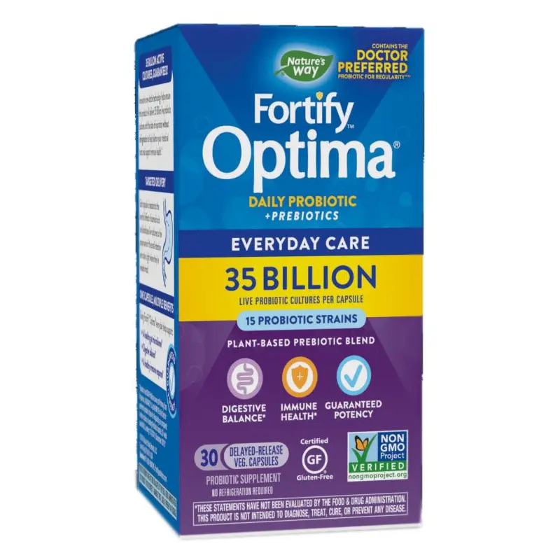 Nature's Way Fortify Optima Probiotic 30 vegetarian capsules