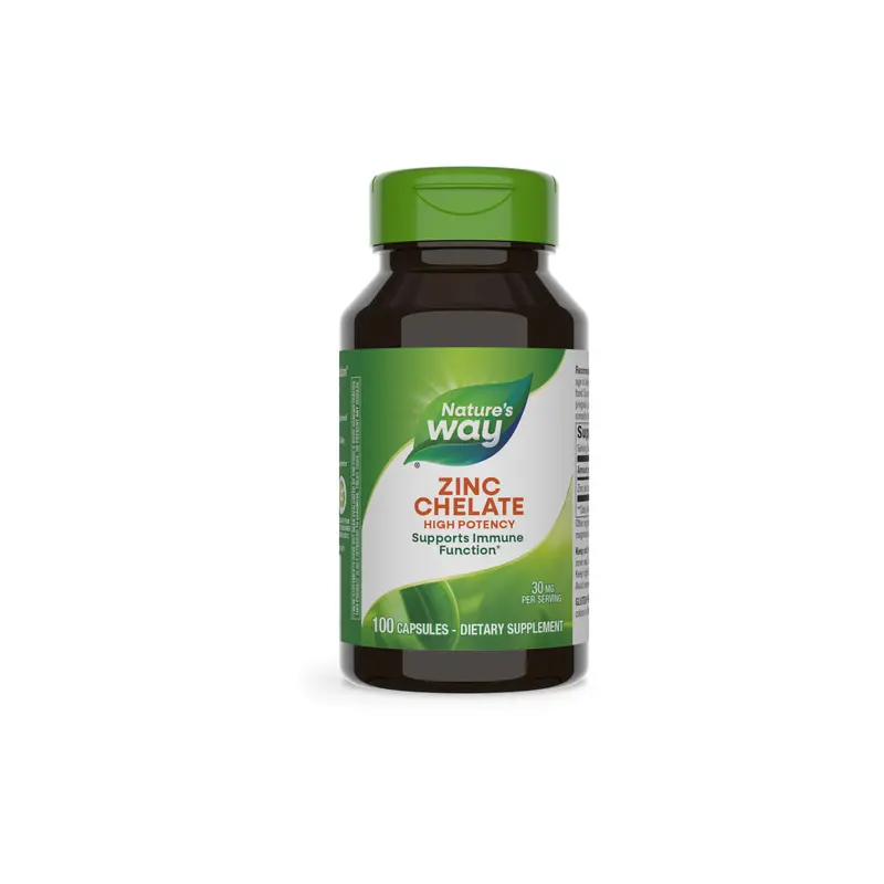 Nature's Way Zinc Chelate 100 capsules