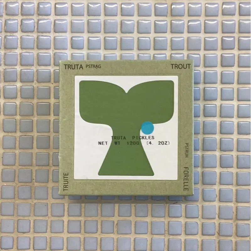 abc+ trout with dill and pickles