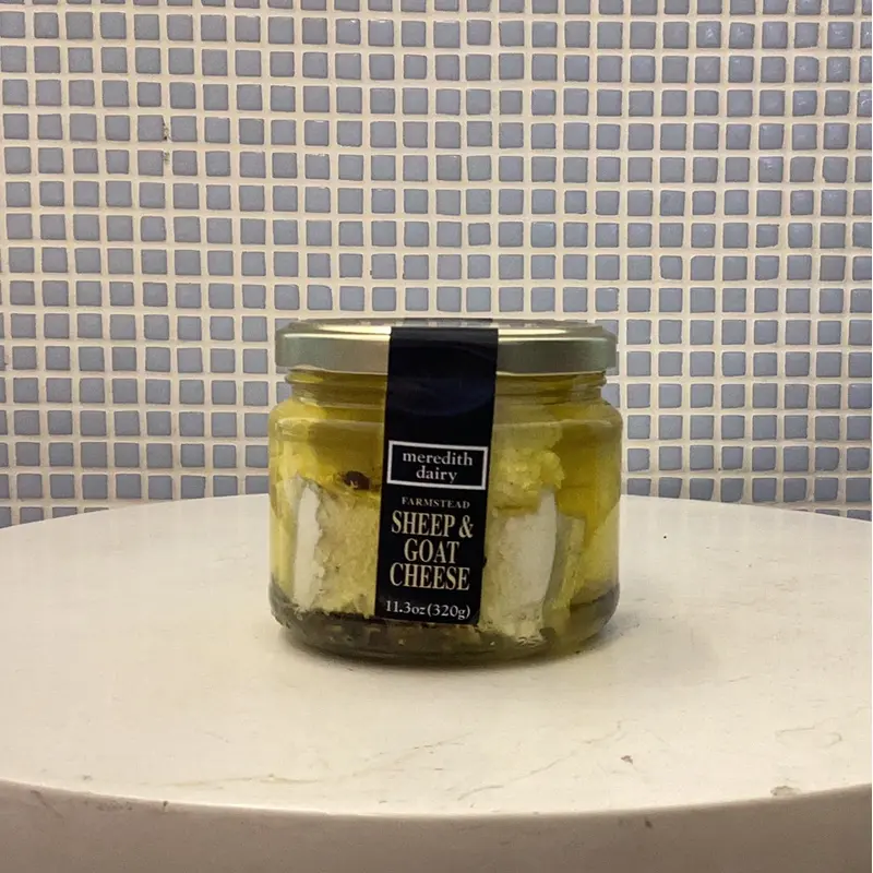 meredith dairy marinated sheep & goat cheese