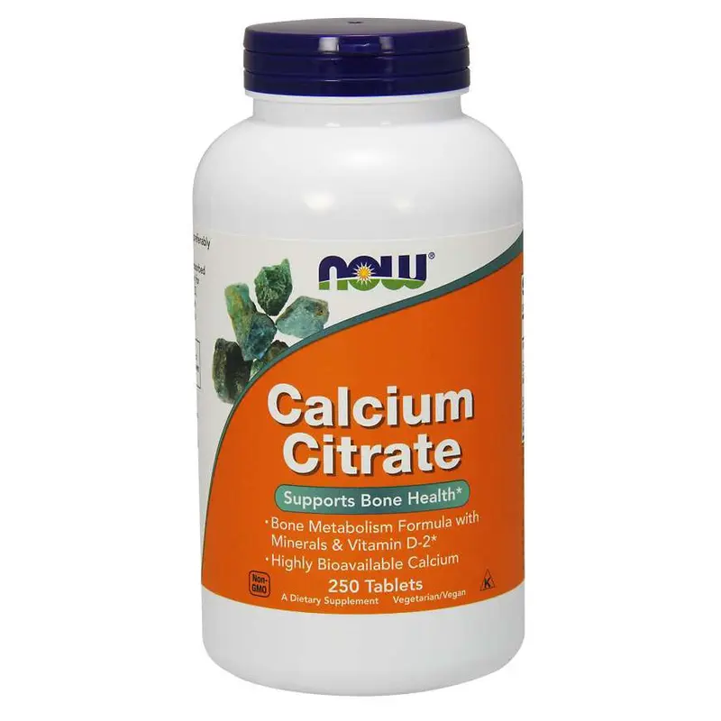 NOW Calcium Citrate 250 tablets