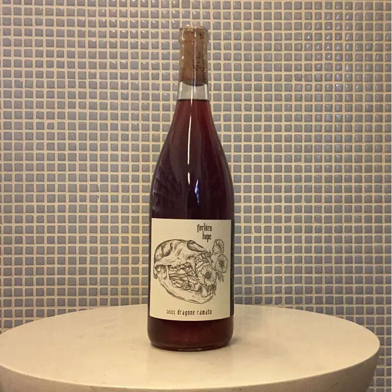 forlorn hope wines 'dragone ramato' pinor gris wine 2021