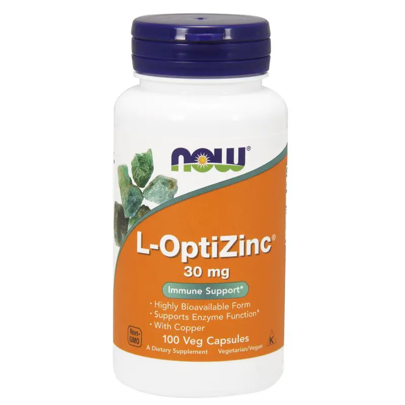 NOW L-OptiZinc 30mg - 100 capsules